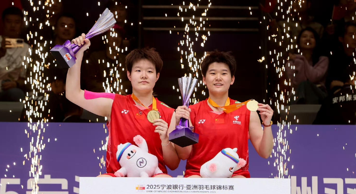 【學在大工】我校學子劉圣書和搭檔譚寧奪得亞錦賽女雙冠軍